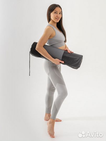 Коврик для йоги 8 мм + сумка чехол