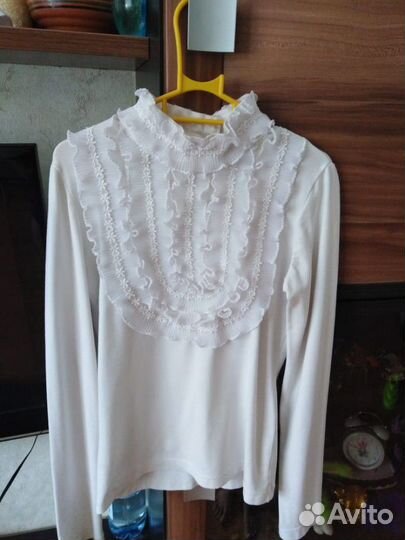 Блузка белая для девочек