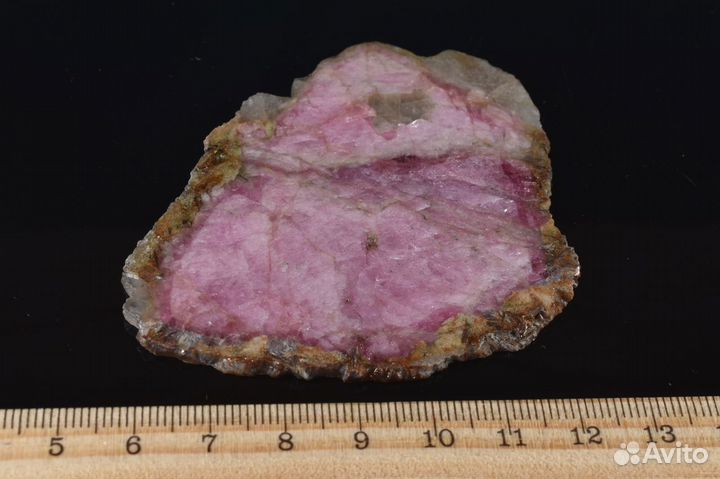 Турмалин. Полированный срез. Лот №201