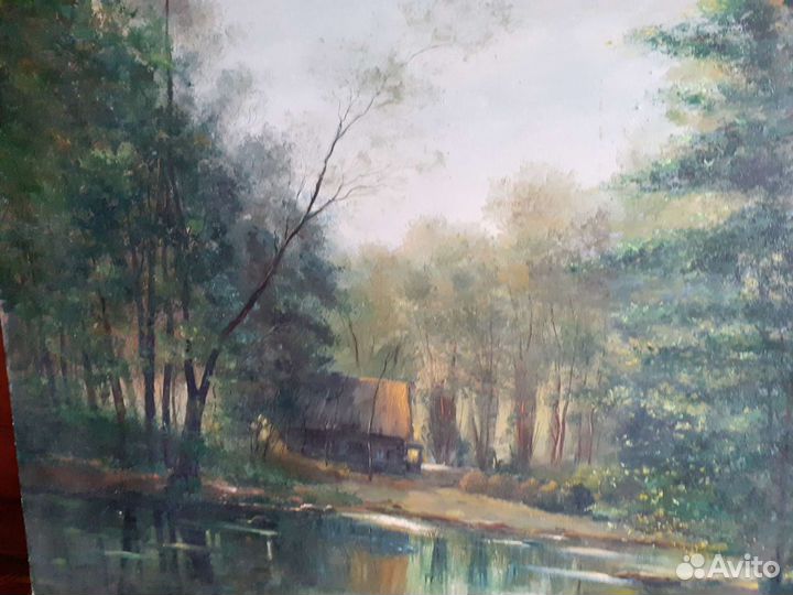 Картина маслом на холсте пейзаж