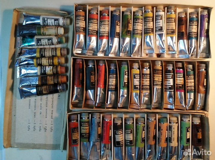 Краски масляные СССР. Творчество. Живопись. Хобби