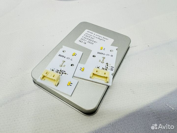 Желтые модули фар BMW F32 F33 F36 F80 F83 ксенон