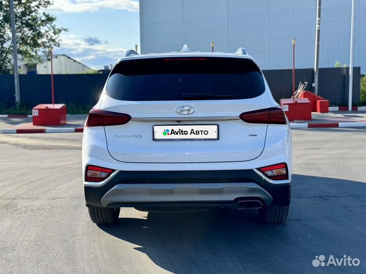 Hyundai Santa Fe 2.4 AT, 2019, 107 000 км