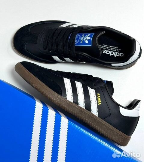 Кроссовки женские adidas samba black