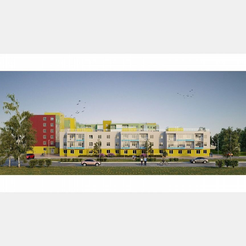 1-к. квартира, 49,5 м², 1/6 эт.