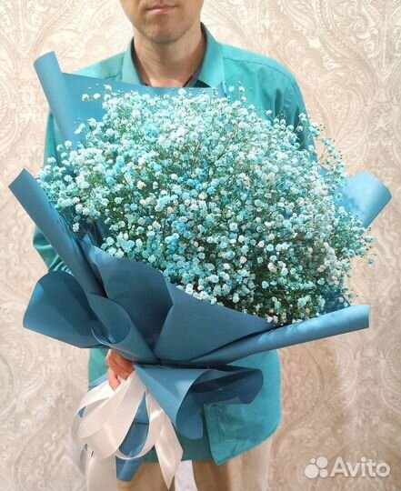 Гипсофила цветная, однотонная. Доставка бесплатно