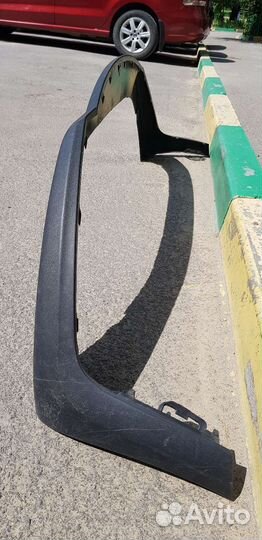 Спойлер юбка губа переднего бампера Volvo C30 I