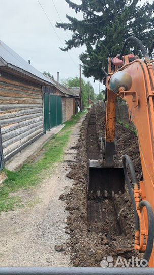 Услуги миниэкскаватора