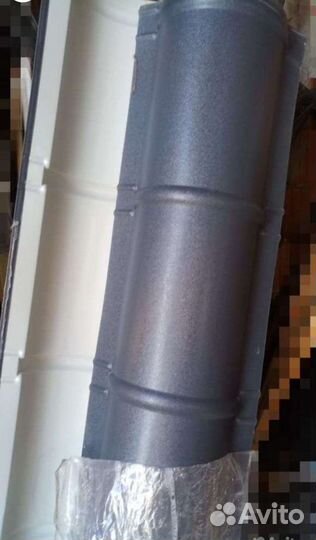 Кровельный конек Новый grandline графит