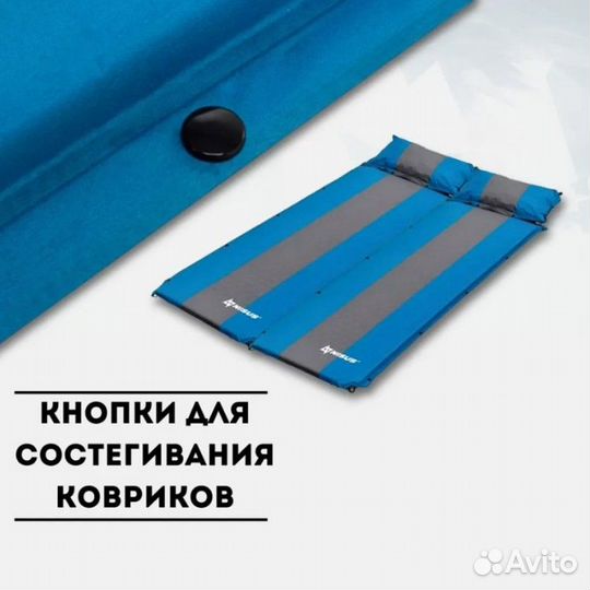 Коврик самонадувающийся 30-170x65x4 (N-004P-BG) ni