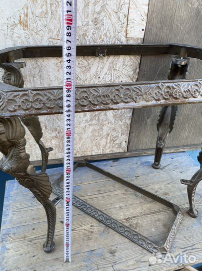 Столик журнальный СССР силумин винтаж 3