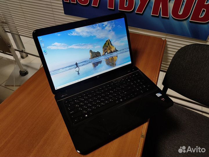 Ноутбук HP бу / для учебы / ssd / 17дюймов