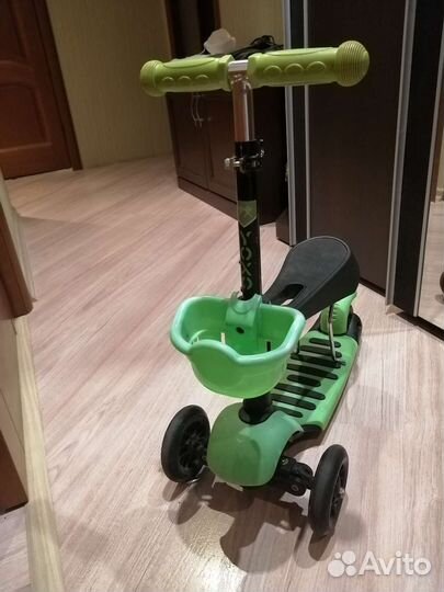 Детский самокат 2в1