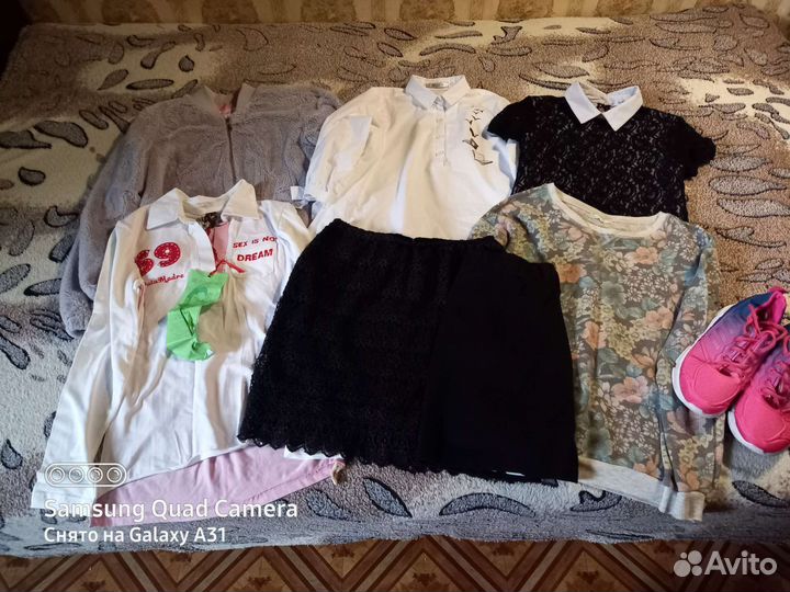 Вещи пакетом на девочку 152 158