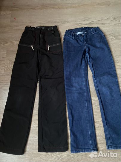 Вещи фирменные пакетом на девочку 134 140