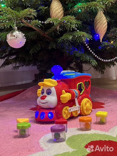 Паровозик - сортер музыкальный