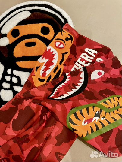 Bape double tiger zip hoodie / Бейп худи