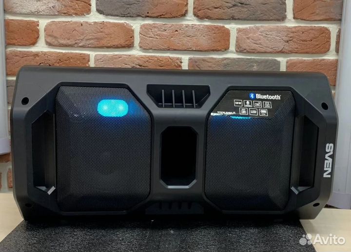 Портативная акустика sven PS-600, 50 Вт, черный