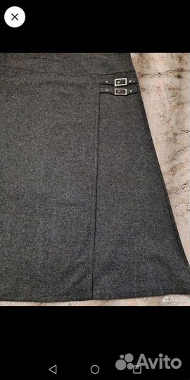 Юбка женская, шерстяная, 56 размер