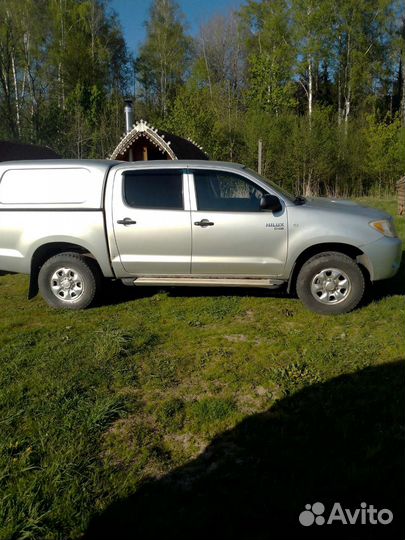 Toyota Hilux 2.5 МТ, 2007, битый, 180 000 км