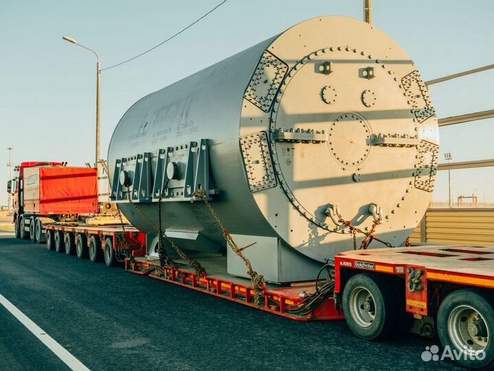 Перевозка негабаритного оборудования тралом