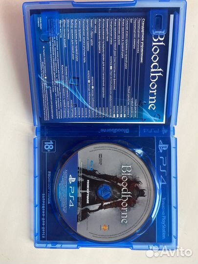 Bloodborne ps4 диск