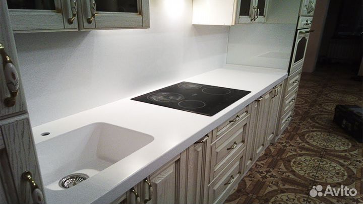 Столешница для ванны акрил кварц y-8002