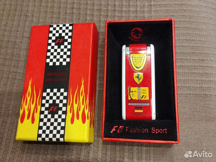 Пьезо зажигалки Шумахер Формула-1 и карты