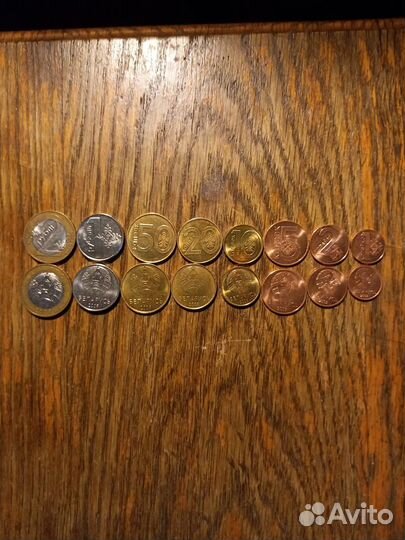 Монеты Белоруссии и Украины