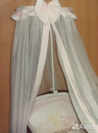 Балдахин с держателем на детскую кроватку