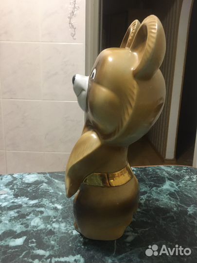 Фарфоровые статуэтки олимпийский мишка