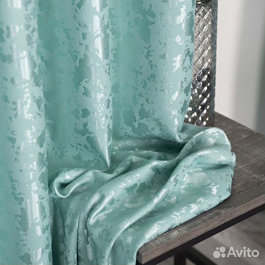 Мраморные шторы Версаль лазурный