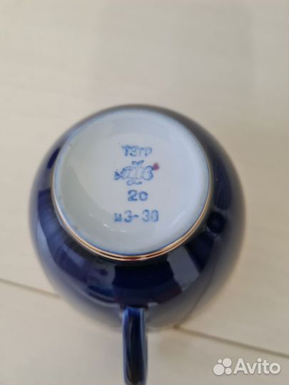 Чайная пара лфз СССР кобальт