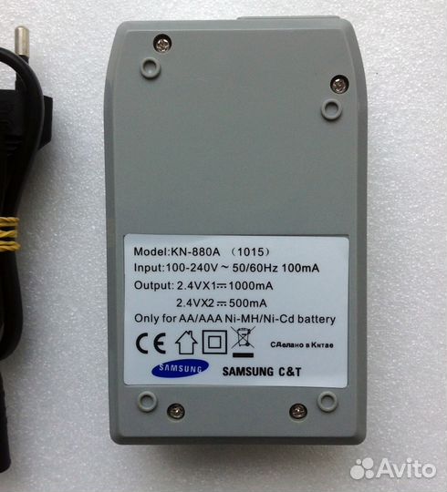 Зарядка аа и ааа аккумуляторов Ni-CD/ Ni-MH