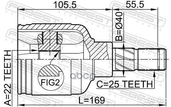 Шрус 0211-EP16 0211-EP16 Febest