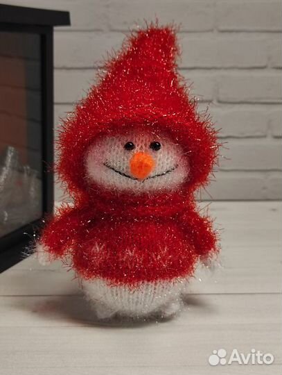 Новогодний снеговик. Ручная работа