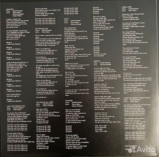 Виниловая пластинка Scorpions - Blackout (180 Gram