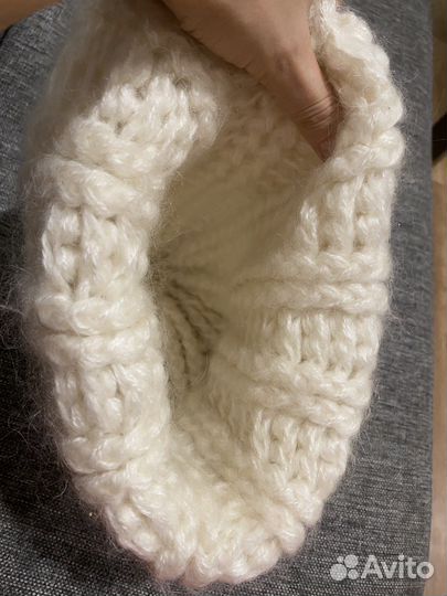 Шапка женская вязаная ручная работа