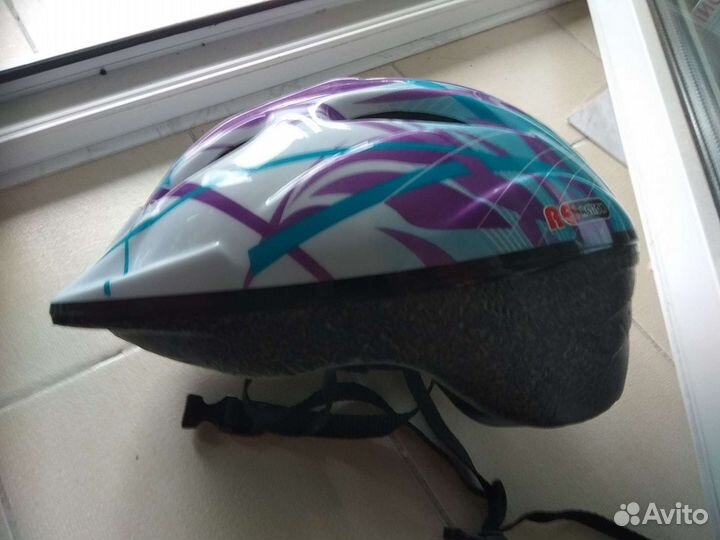 Велошлем детский + защита на руки и ноги