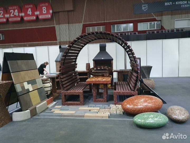 Модульный комплекс барбекю, печь под казан,гриль