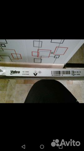 Радиатор кондиционера Logan, Sandero, Duster,Веста