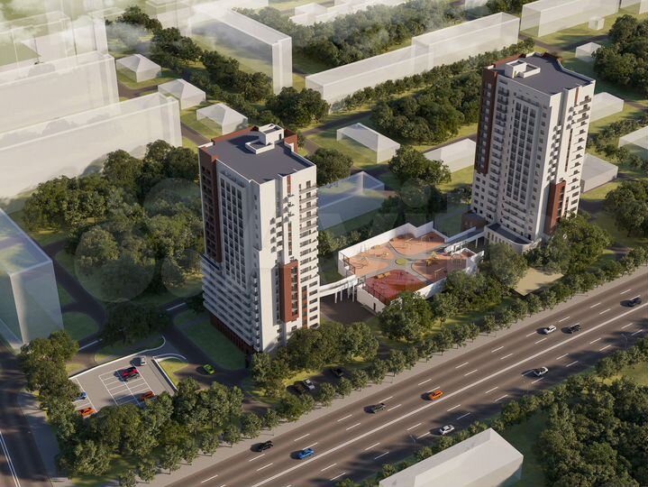 1-к. квартира, 49,9 м², 15/19 эт.