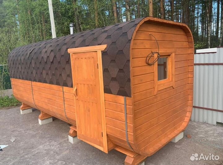 Баня бочка под ключ от производителя