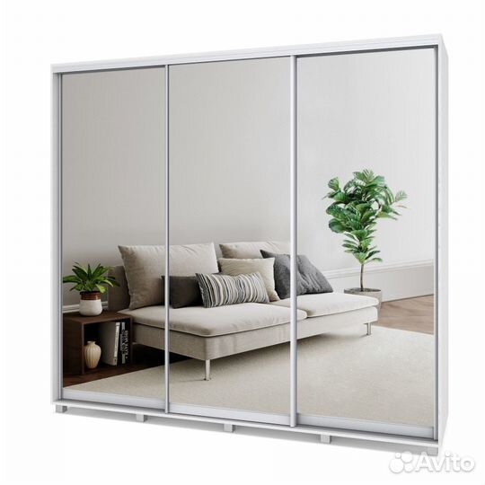 Шкаф-купе Мартин 3-х створчатый 2400 (600)