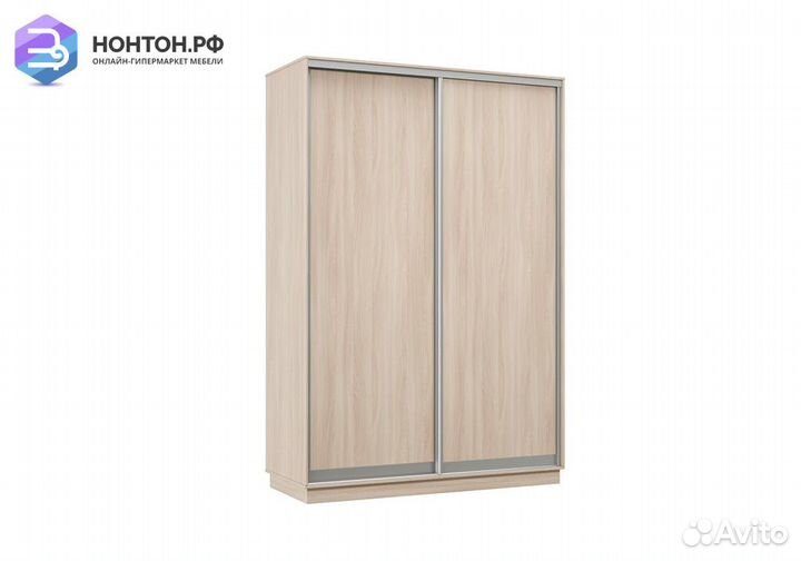 Шкаф-купе двухдверный Капелла ясень шимо светлый