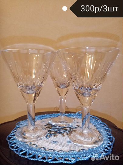 Хрустальные рюмки,стопки,бокалы bohemia, СССР