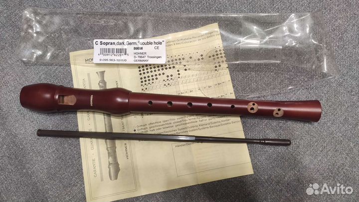 Блокфлейта hohner B9556 Sopran, Germ