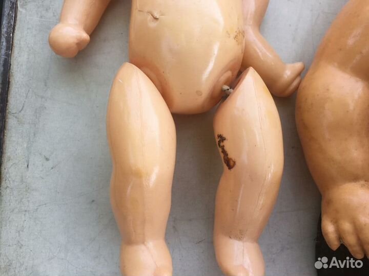 Куклы целлулоидные старые, две шт