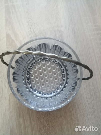 Ваза для фруктов хрусталь