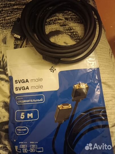 Кабель svga-svga 5м